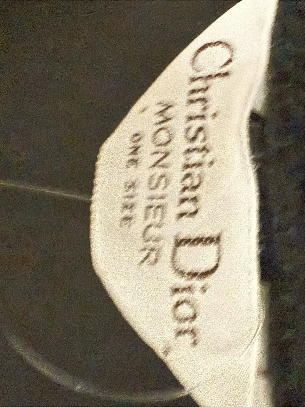 Dior Black Velvet Robe with White Piping